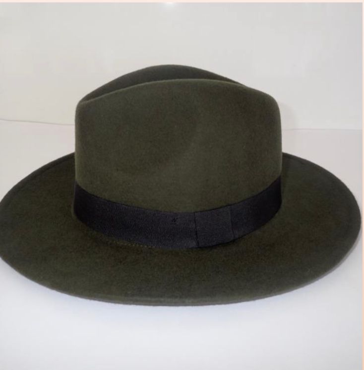 100% WOOL FEDORA HAT