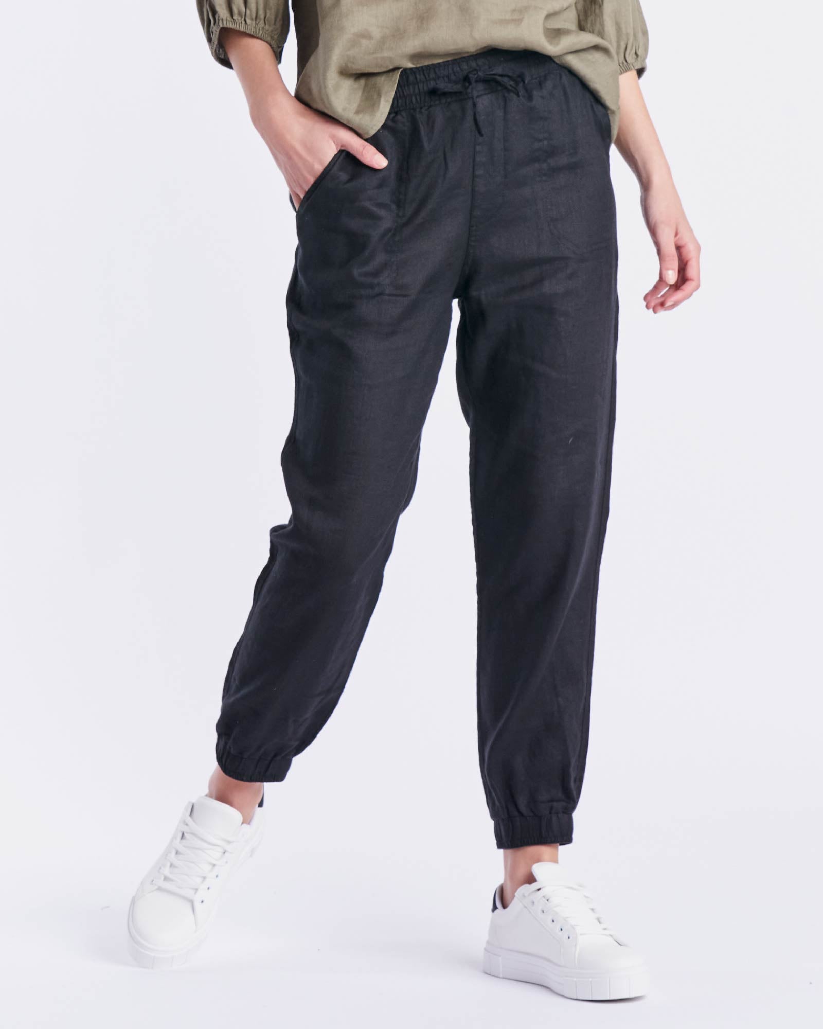 SASS PIPPA PANT - BLACK