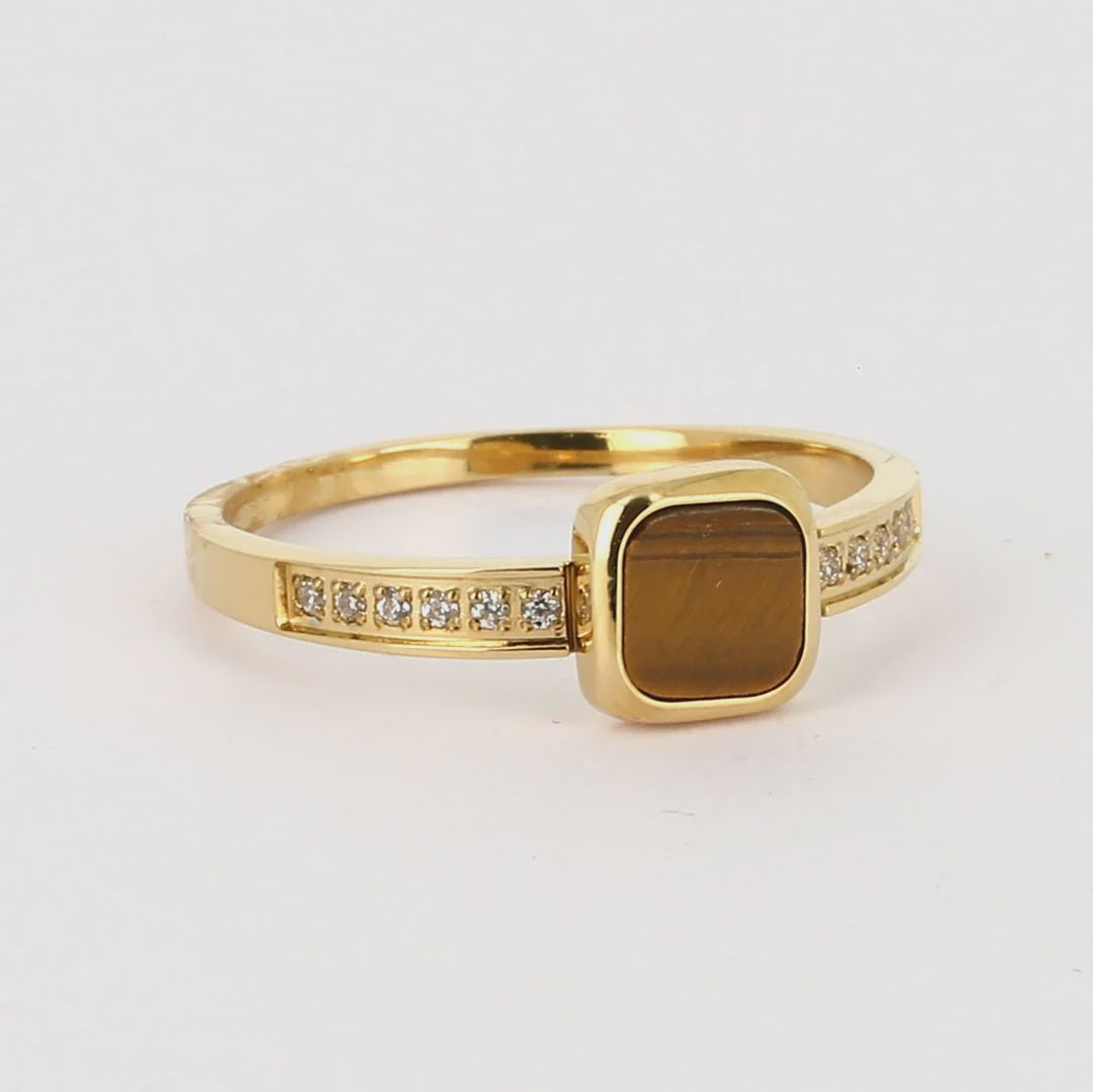 BENITA RING - TIGERS EYE