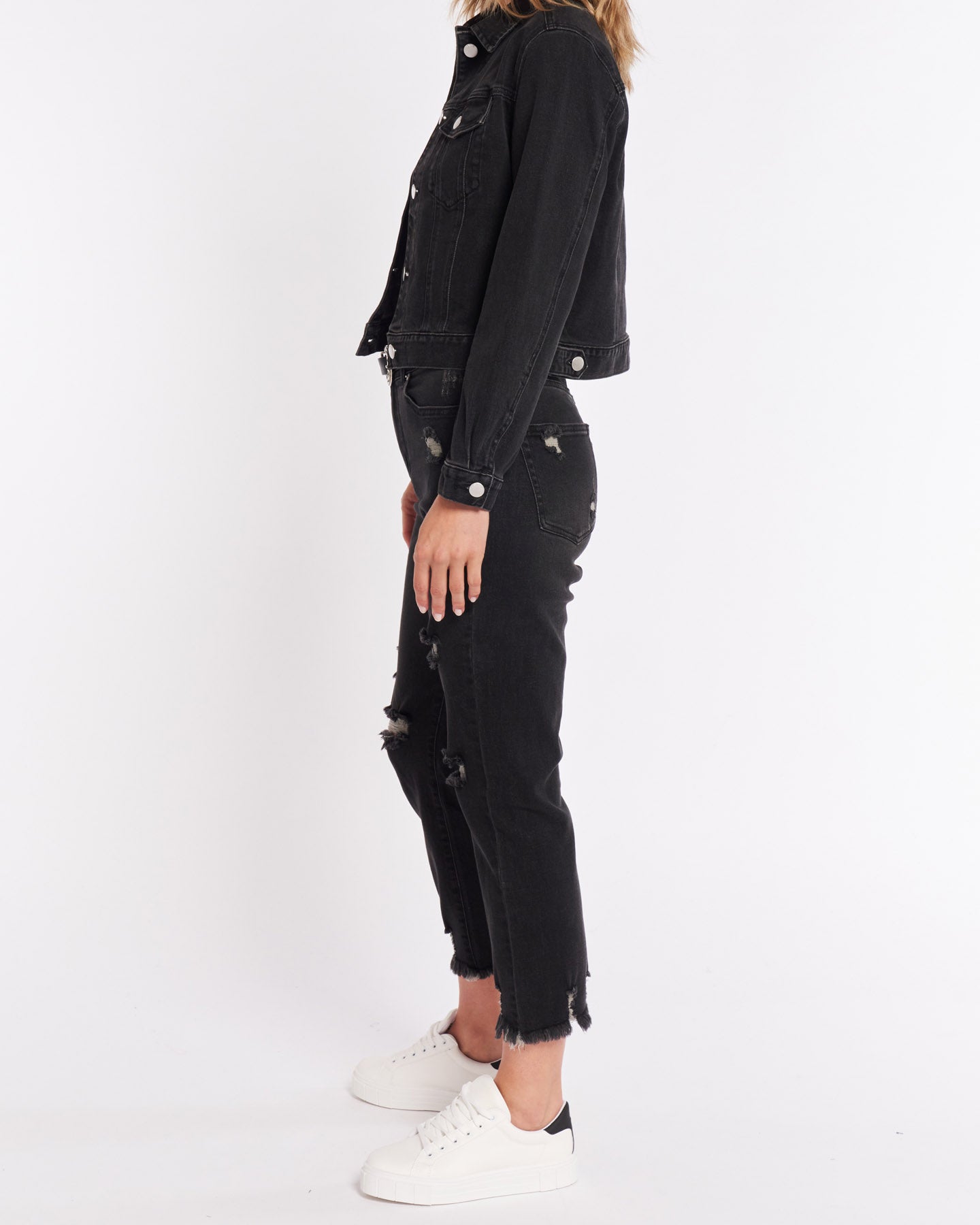 SASS SUZI DISTRESSED JEAN - WASHED BLACK were $99.99 now ....