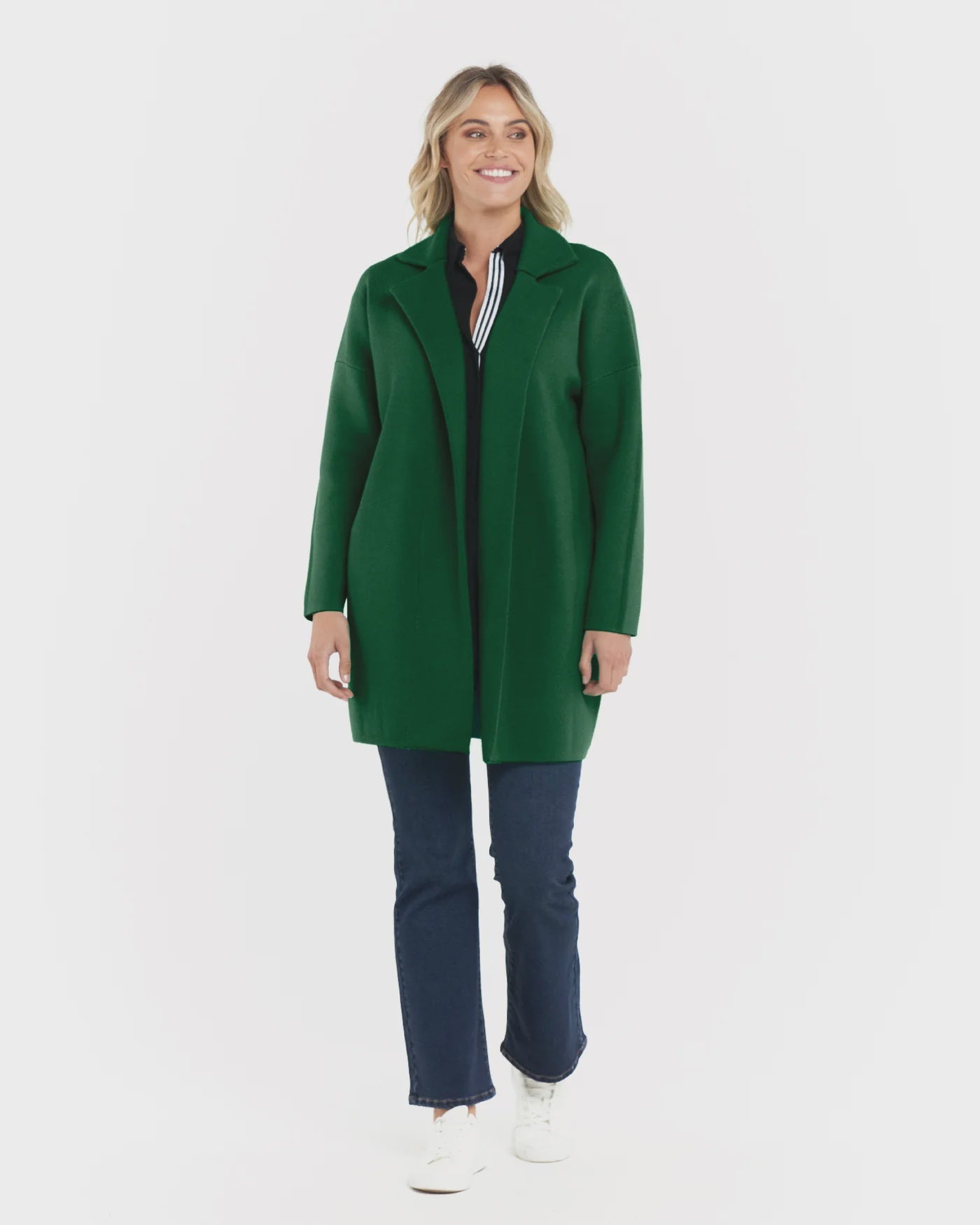 BETTY BASICS BRISTOL COATIGAN - CLOVER GREEN was $99.99 sale now.....