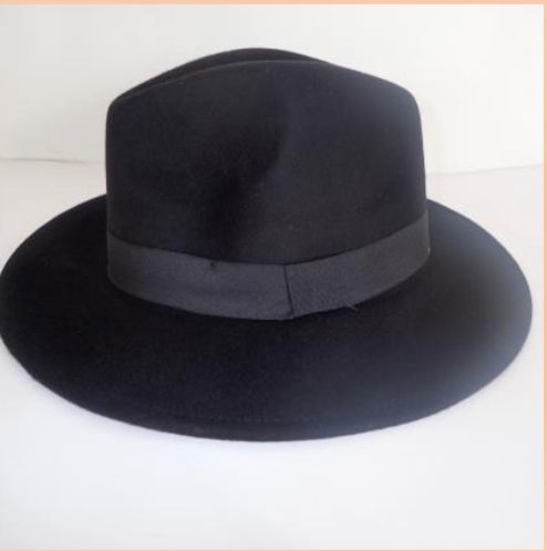 100% WOOL FEDORA HAT